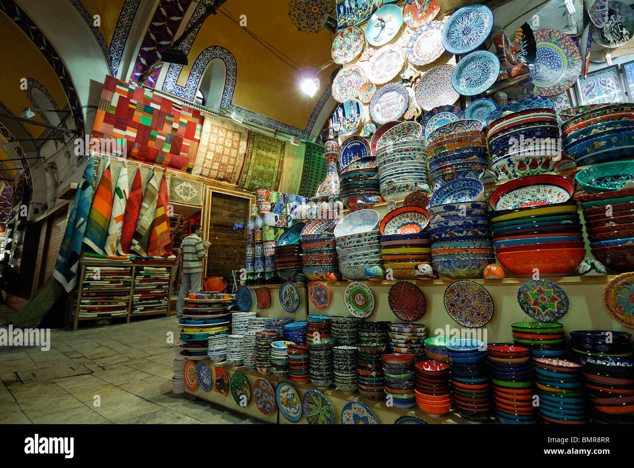 Istanbul. La Turquie. Le Grand Bazar, le quartier de Sultanahmet. Banque D'Images