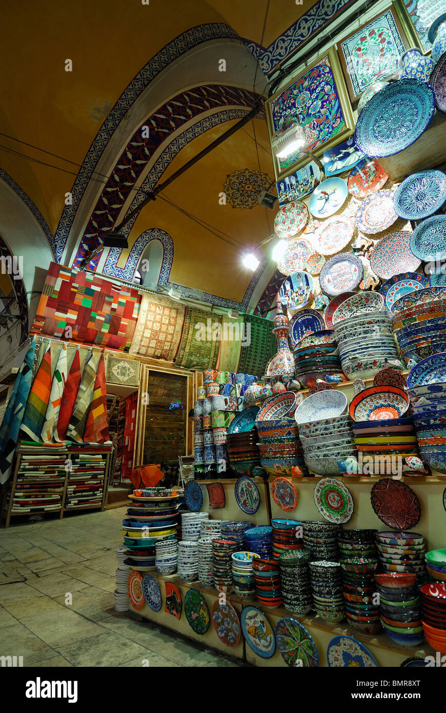 Istanbul. La Turquie. Le Grand Bazar, le quartier de Sultanahmet. Banque D'Images