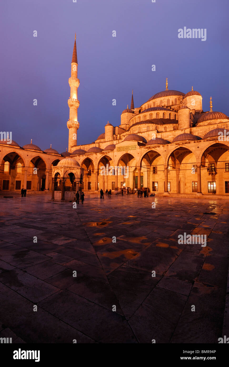 Istanbul. La Turquie. Mosquée Bleue, Sultanahmet. Banque D'Images