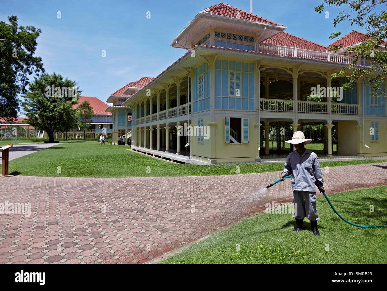 Palais MaruekhaThayawan Hua Hin Thaïlande 1923 construit pour le Roi Rama V1 Thaï Banque D'Images