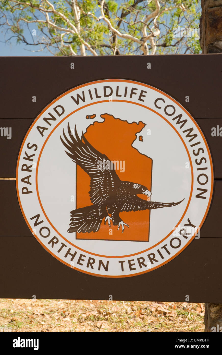 Territoire du Nord Australie Commission des parcs et de la faune Banque D'Images