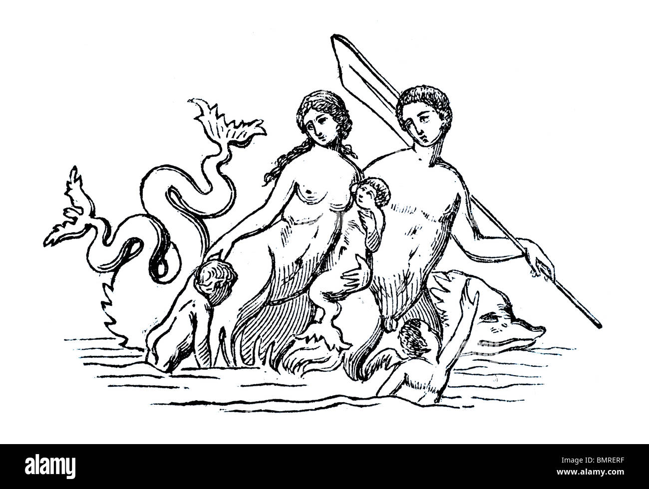 Triton Banque D'Images