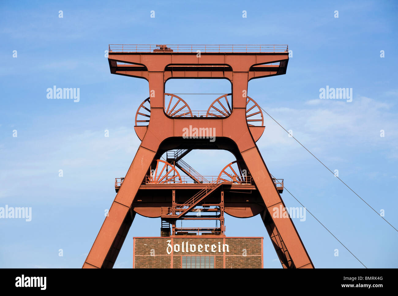 Complexe industriel de la mine de charbon de Zollverein, site du patrimoine mondial de l'UNESCO, Essen, Allemagne Banque D'Images