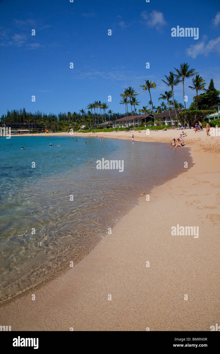 Napili Bay, Maui, Hawaii Banque D'Images