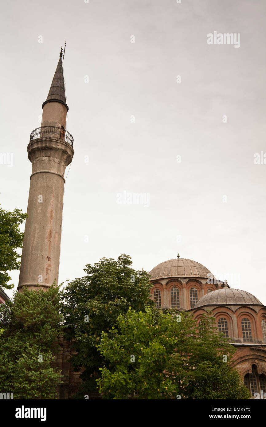 Musée Chora Kariye, également connu sous le nom de Muzesi, Edirnekapi, Istanbul, Turquie Banque D'Images