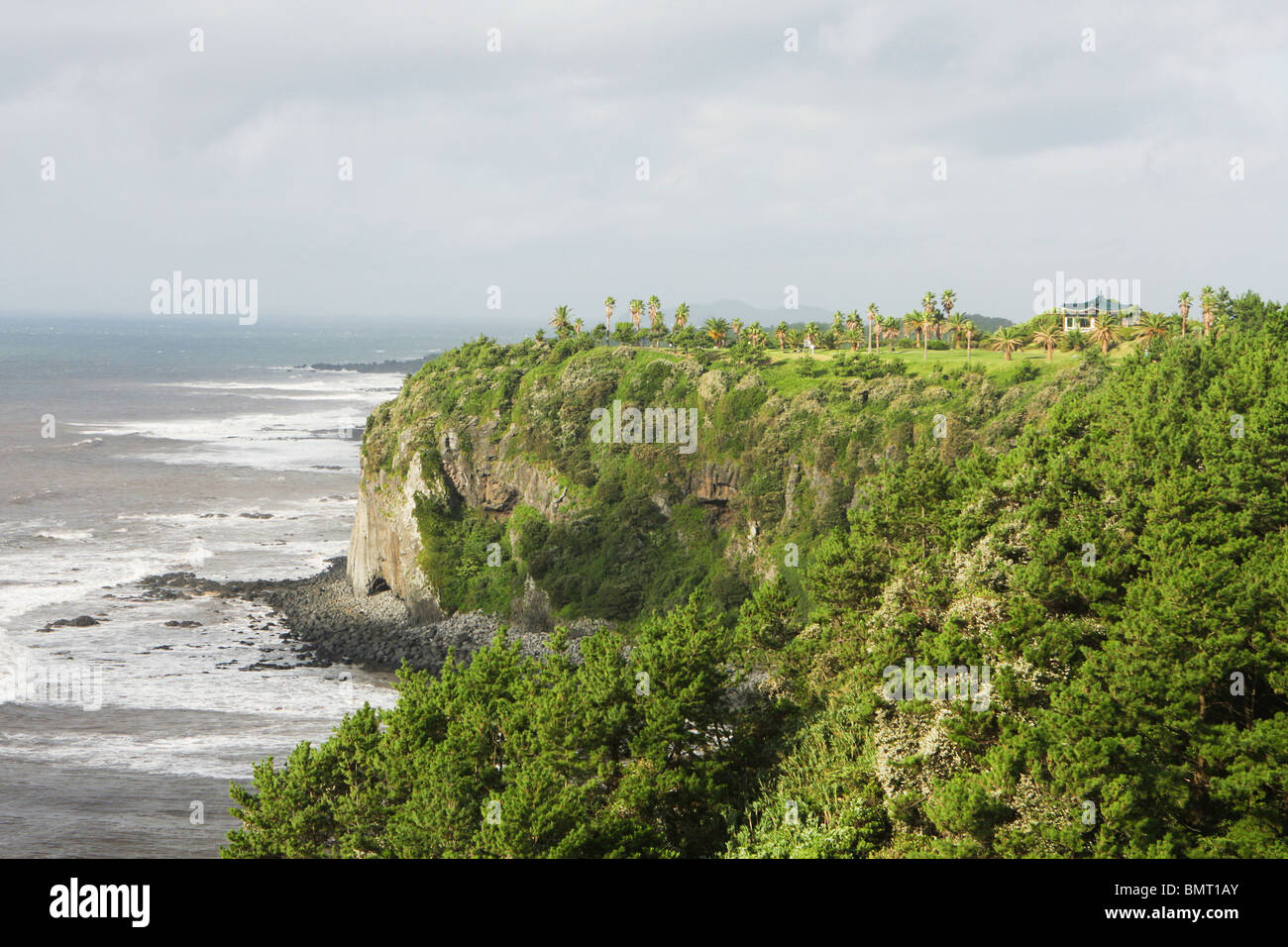 La côte, l'île de Jeju Corée Banque D'Images