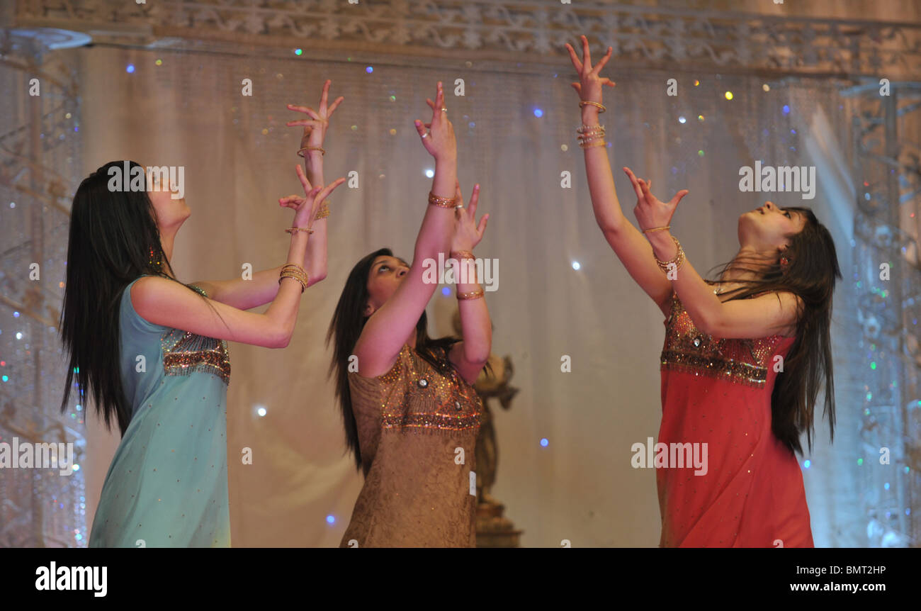 La chaleur du nord de Londres, UK de Bollywood dance championships 2008 Banque D'Images