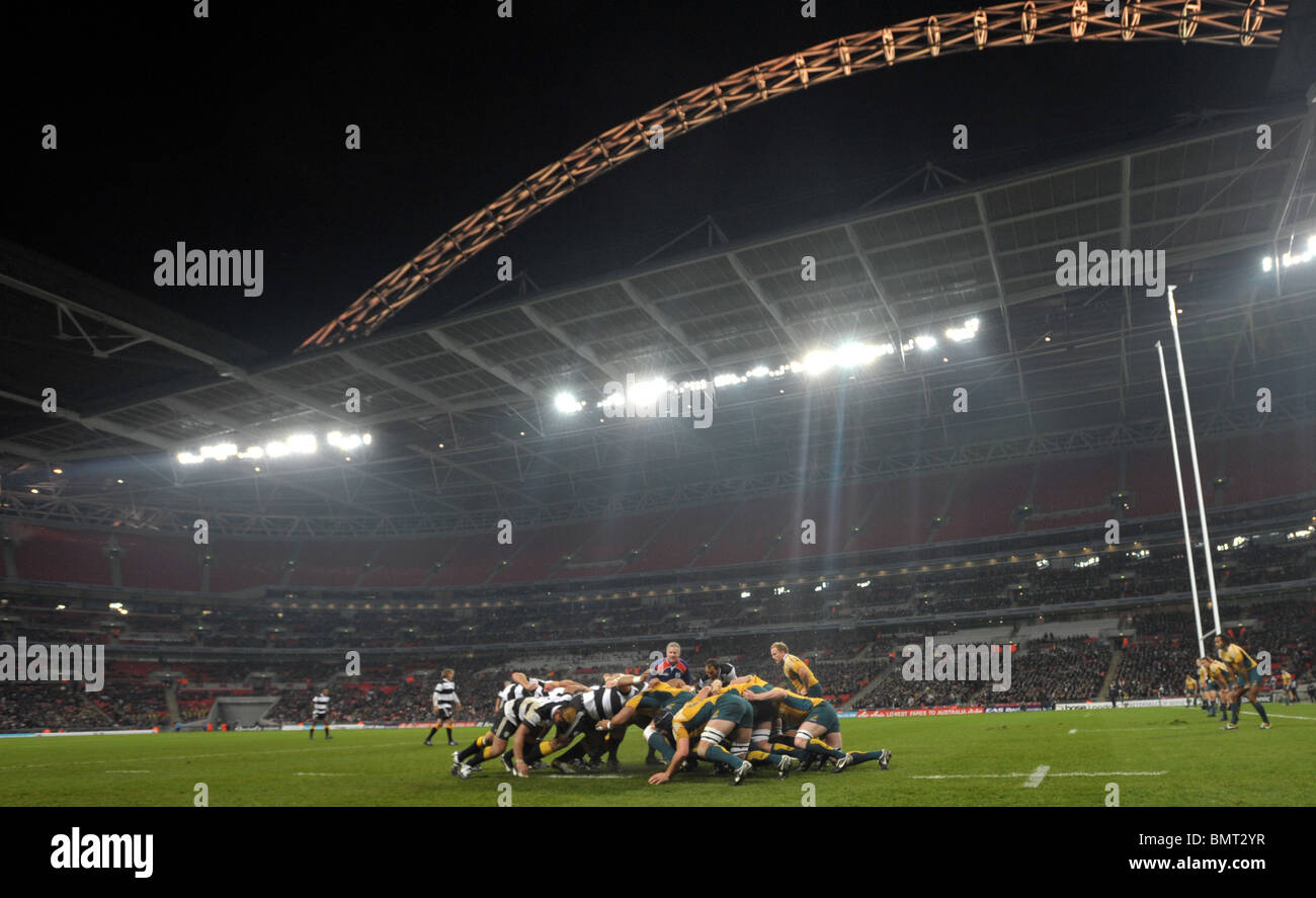 L'Afrique du Sud v Le Barbare au stade de Wembley Banque D'Images