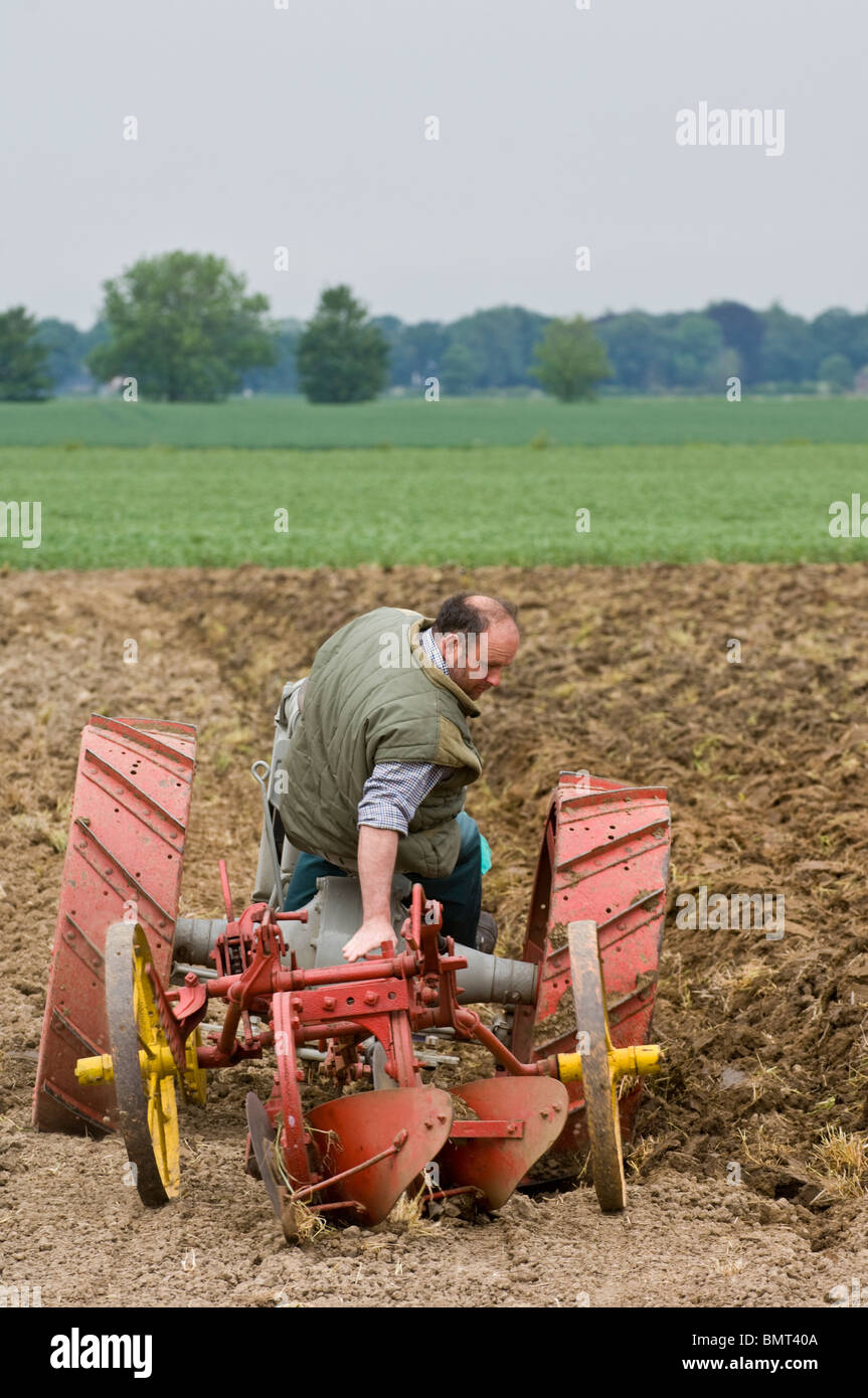 Le labour vintage Banque D'Images
