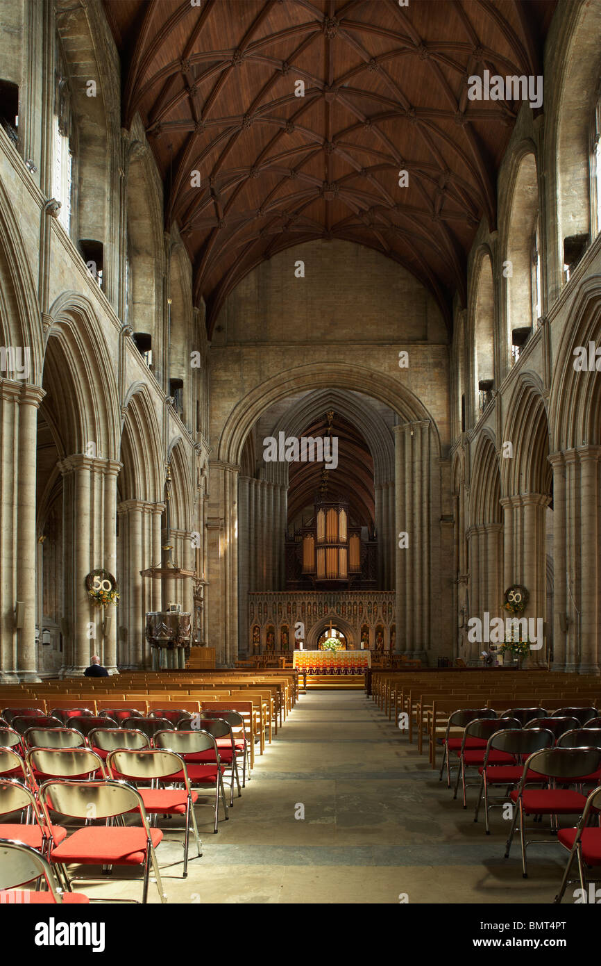 La cathédrale de Ripon YORKSHIRE DU NORD ROYAUME UNI Banque D'Images