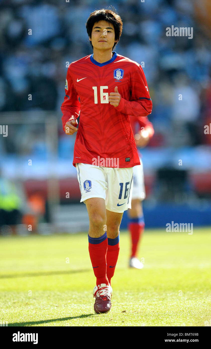 La Corée Ki Sung Yueng RUPUBLIC STADE SOCCER CITY AFRIQUE DU SUD 17 Juin 2010 Banque D'Images