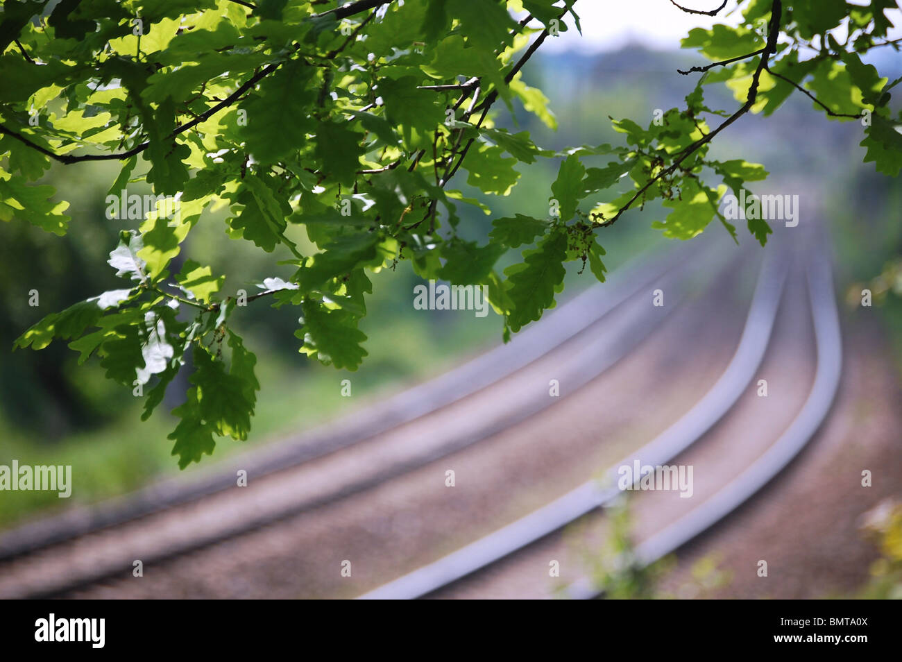 Voie ferrée Banque D'Images