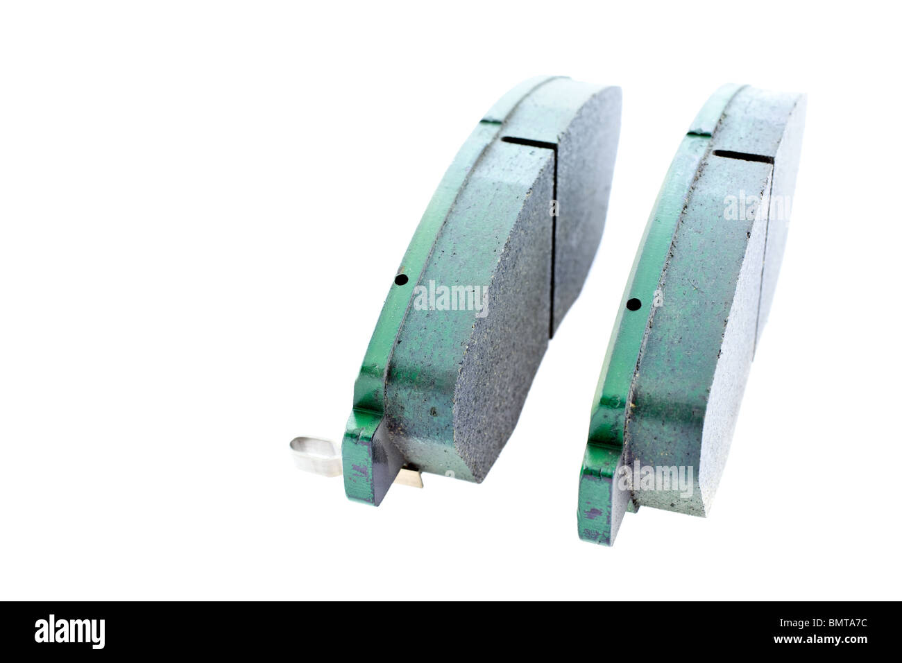 Plaquettes de frein de voiture avant. isolé coup horizontal Banque D'Images