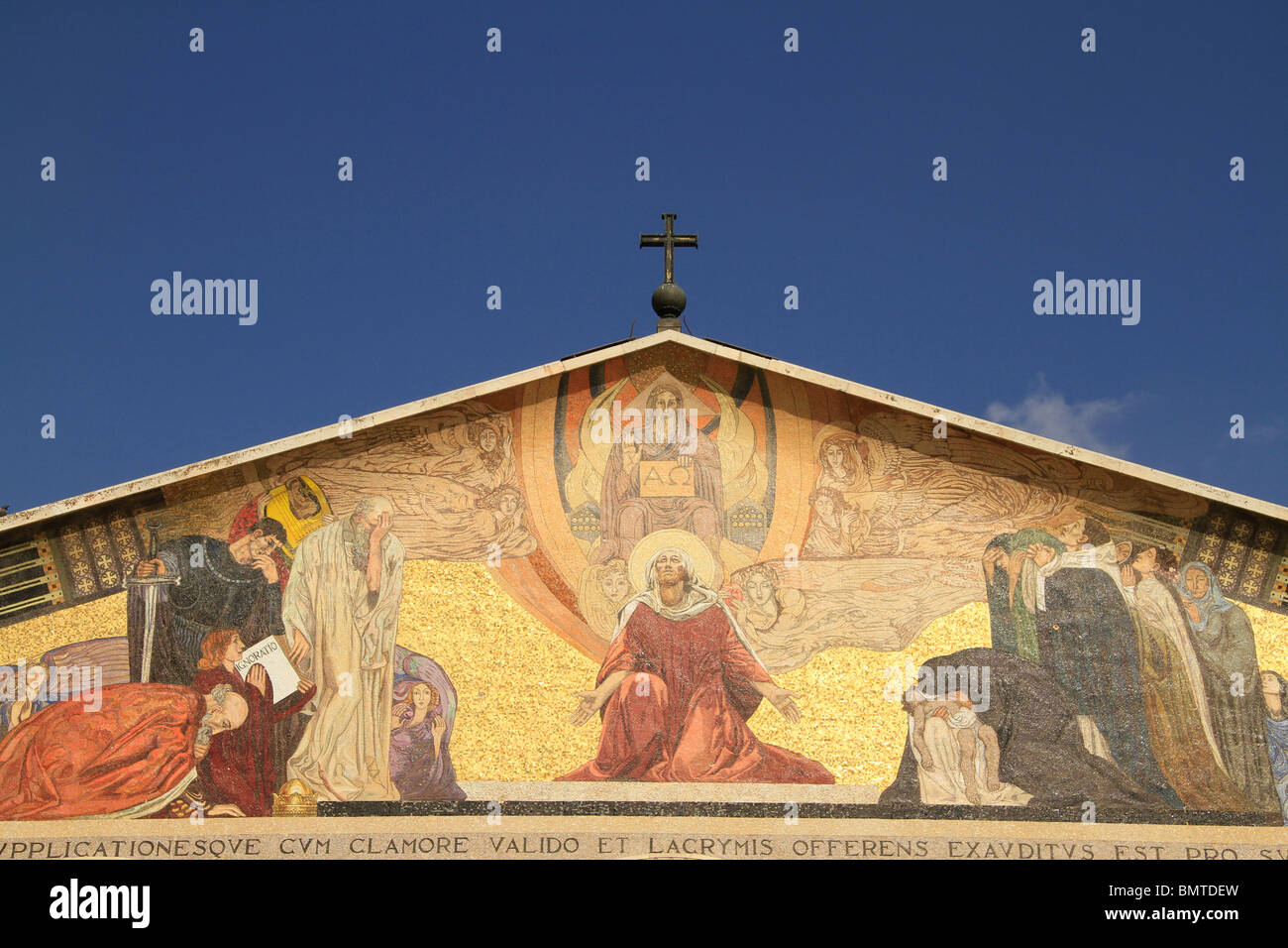 Israël, Jérusalem, la basilique de l'agonie ou l'Eglise de toutes les nations dans le jardin de Gethsémané Banque D'Images