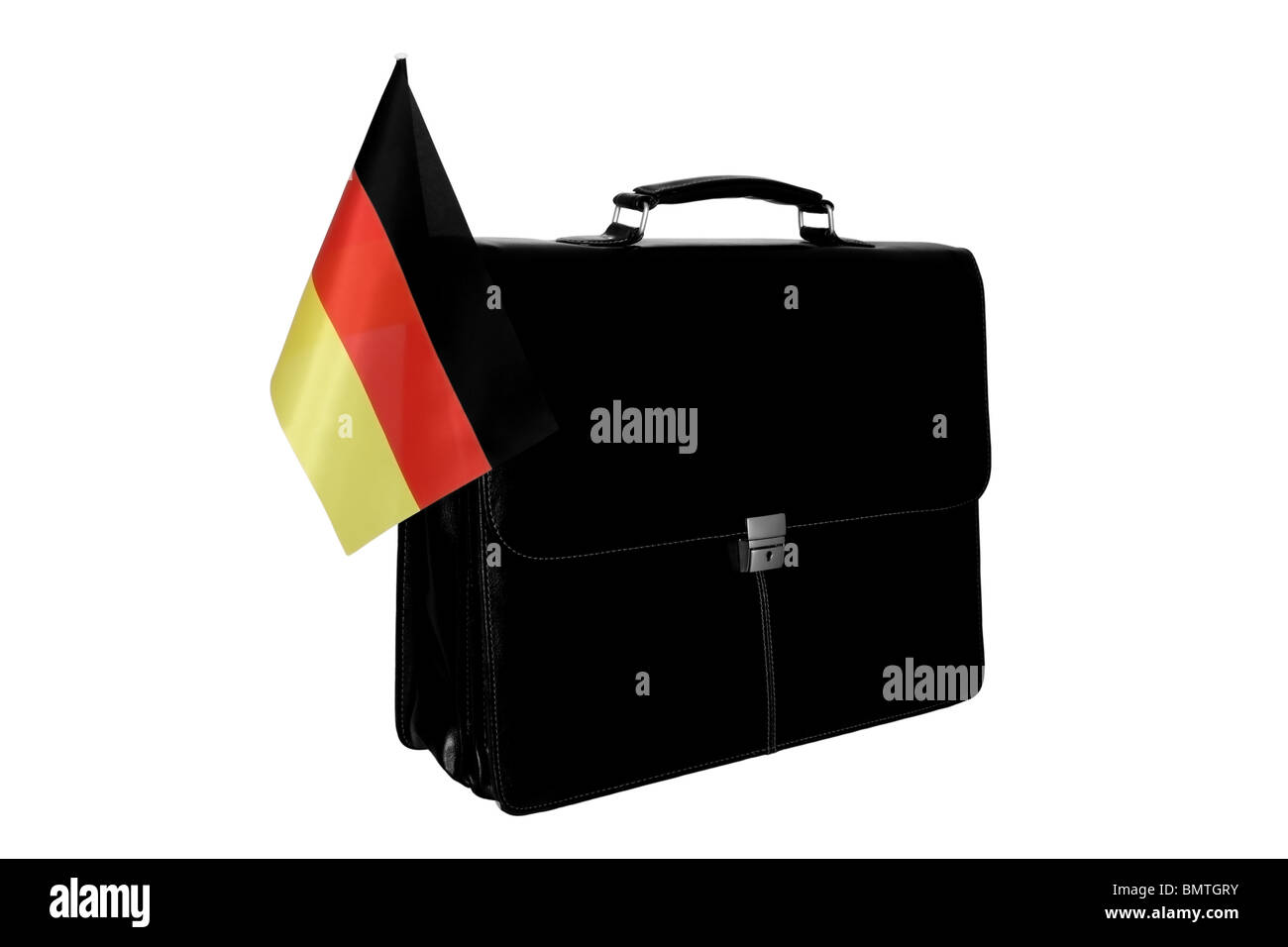 Portefeuille avec un pavillon de l'Allemagne Banque D'Images