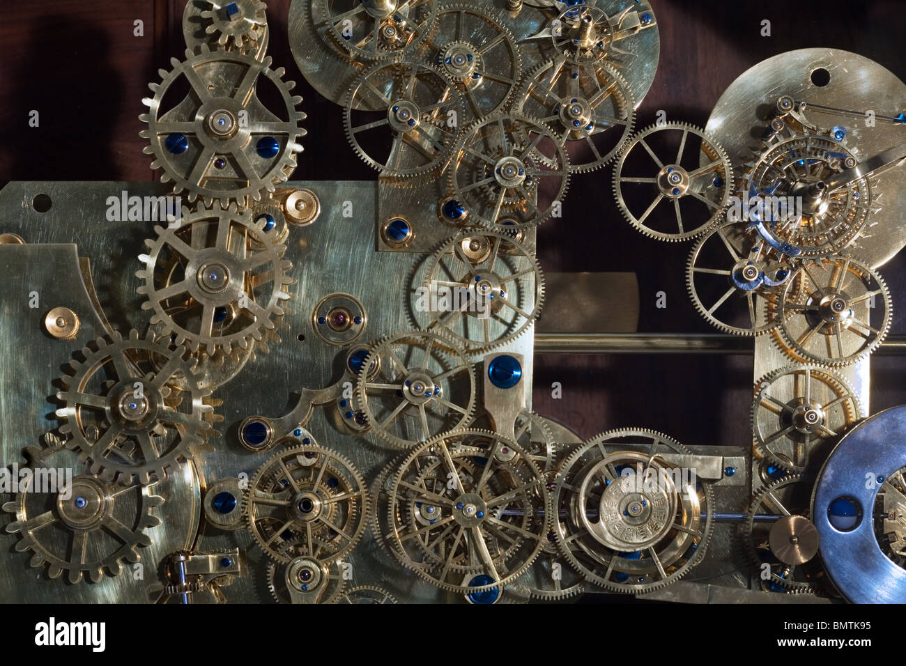 Vintage Franz Zajizek machines Horloge Astronomique Banque D'Images
