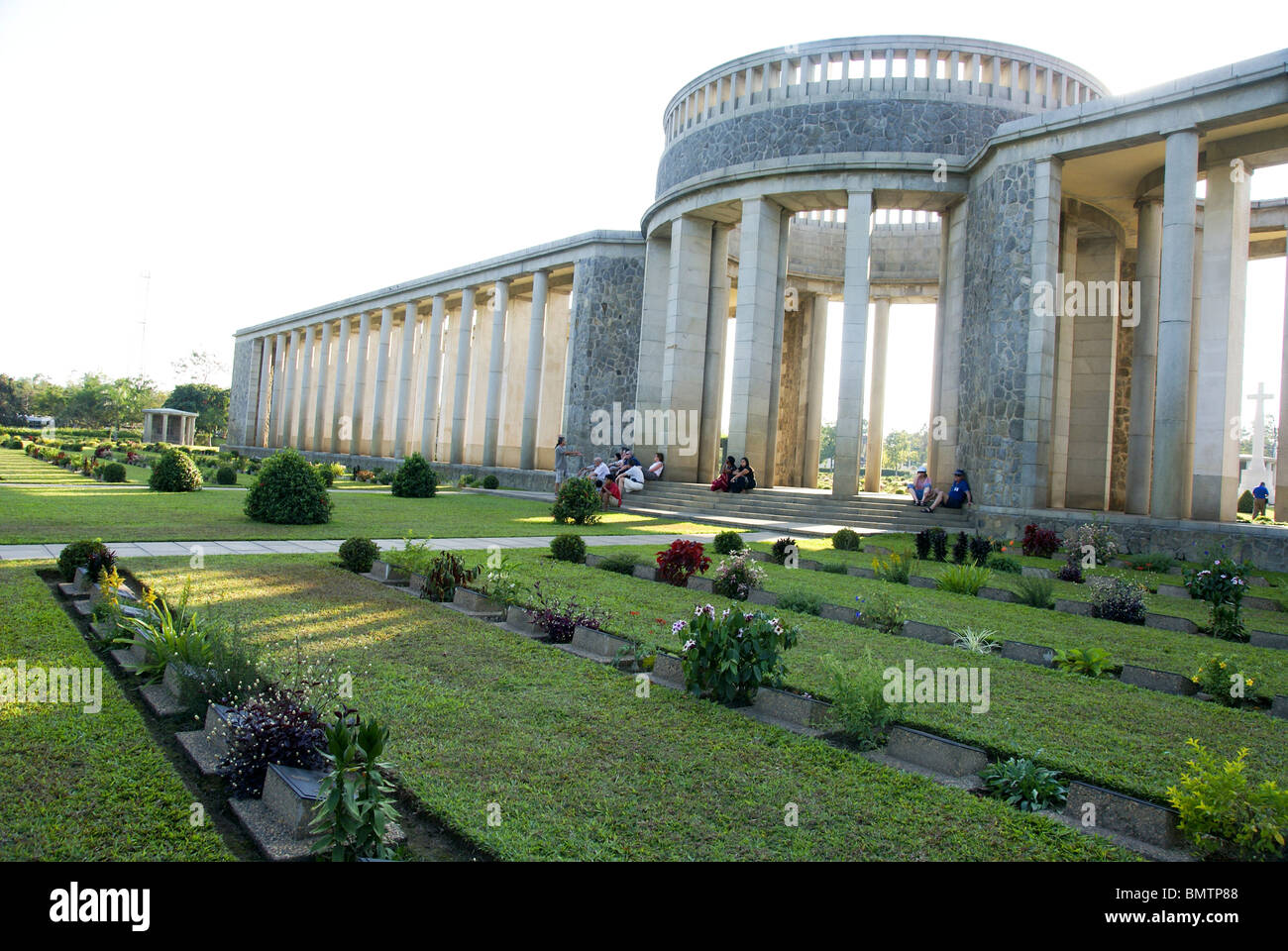 Le Myanmar, Htaukkyan Cimetière de guerre du Commonwealth Banque D'Images