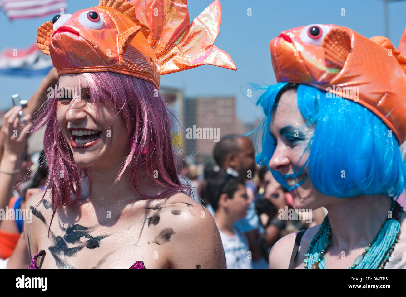 Coney Island Mermaid Parade à Brooklyn - 19 juin, 2010 Banque D'Images