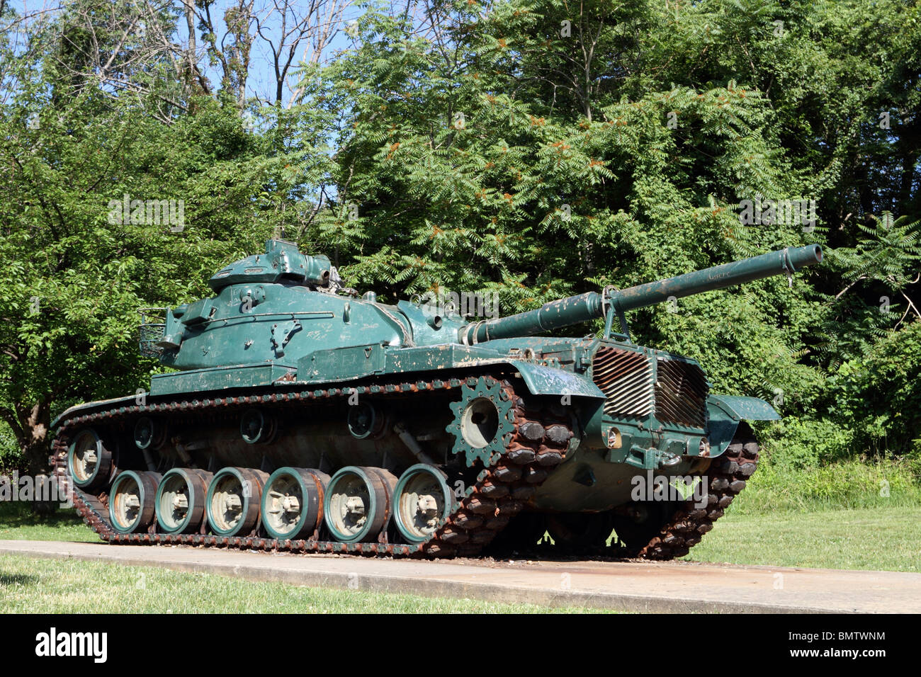 United States M60A3 char de l'Armée Aussi appelé le réservoir de Patton en l'honneur du général George Patton Banque D'Images