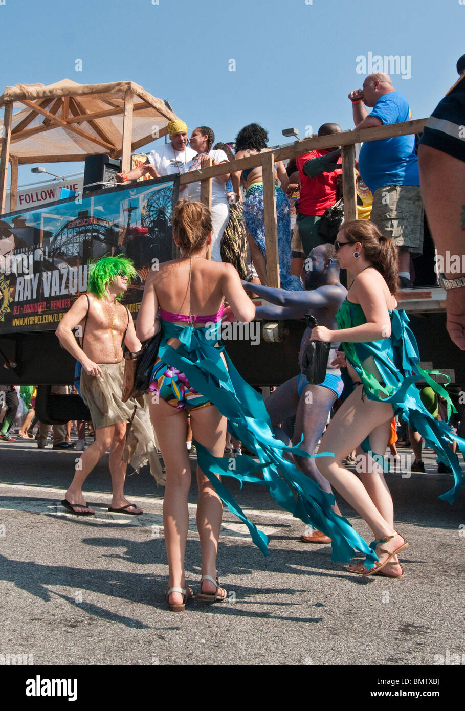 Coney Island Mermaid Parade à Brooklyn - 19 juin, 2010 Banque D'Images