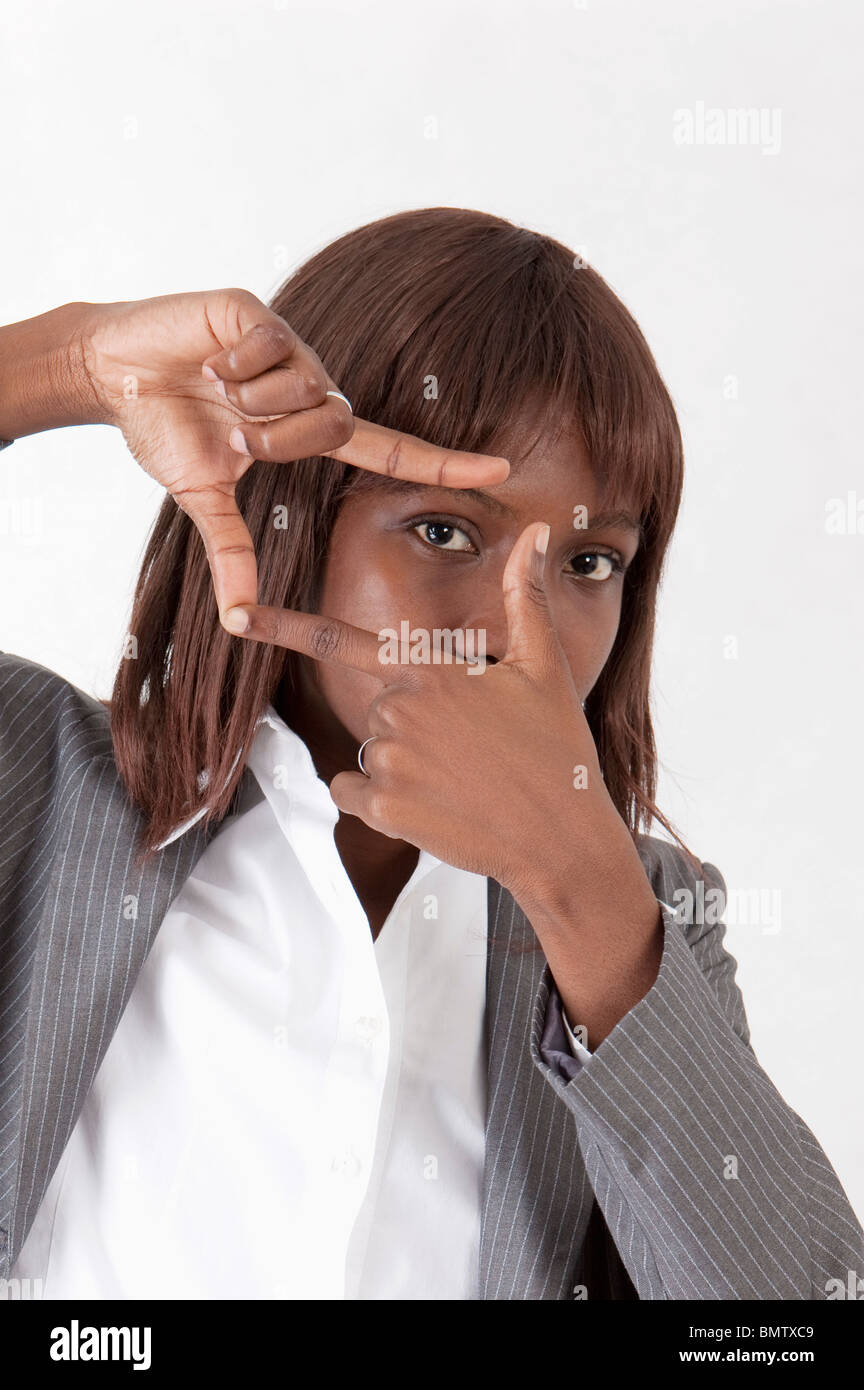 Close-up Image of businesswoman Banque D'Images