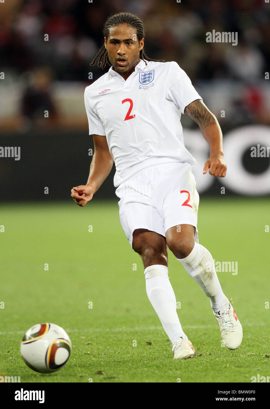 GLEN JOHNSON l'Angleterre v l'ALGÉRIE STADE GREEN POINT CAPE TOWN AFRIQUE DU SUD 18 Juin 2010 Banque D'Images