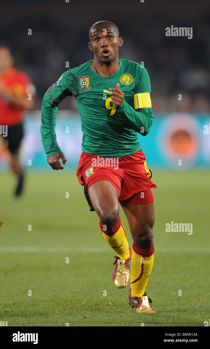 SAMUEL ETOO CAMEROUN LOFTUS VERSFELD PRETORIA AFRIQUE DU SUD 19 Juin 2010 Banque D'Images