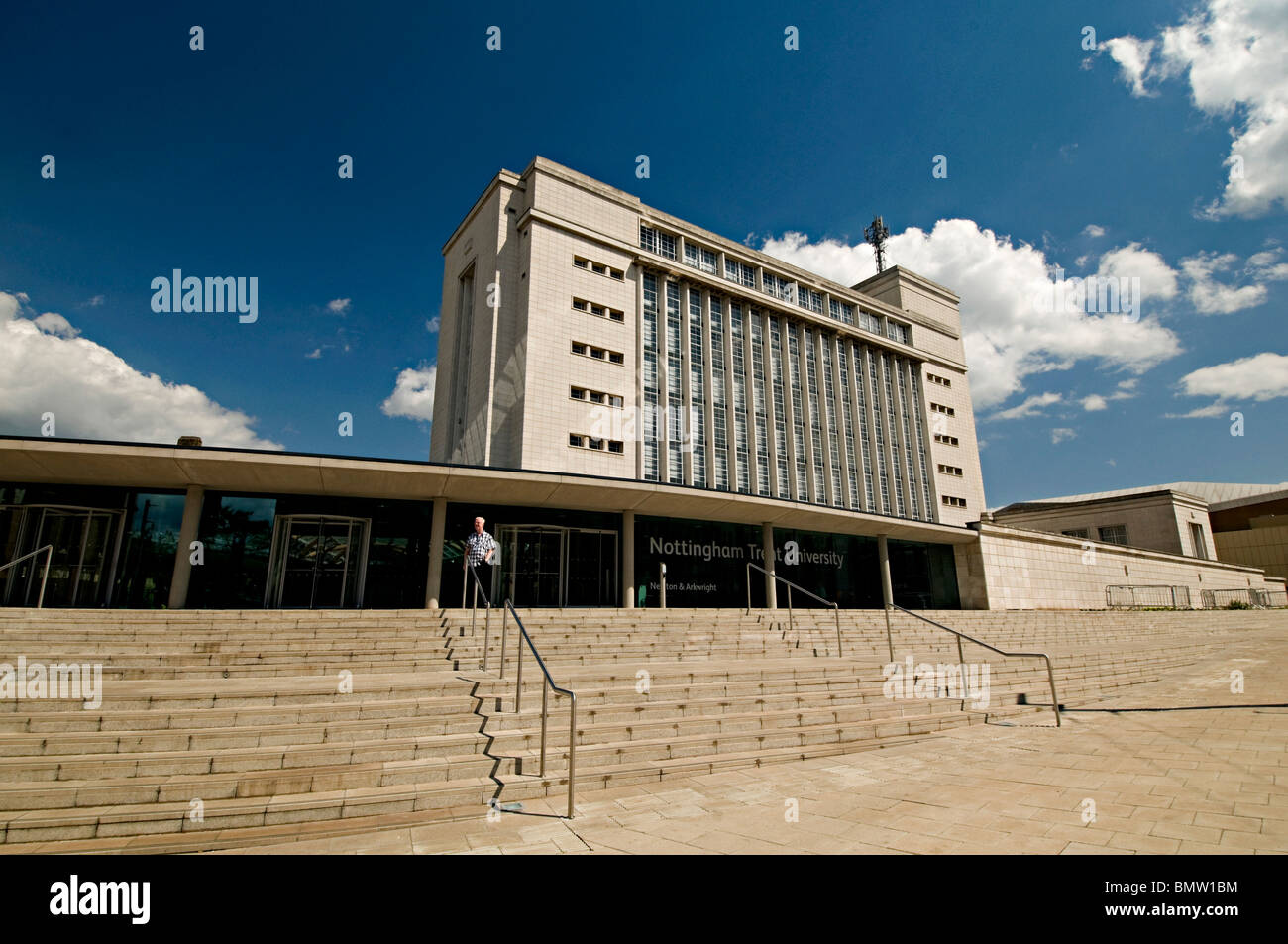 L'université de Nottingham Trent newton Arkwright, dans le centre de la ville, c'est nouvellement régénéré Banque D'Images
