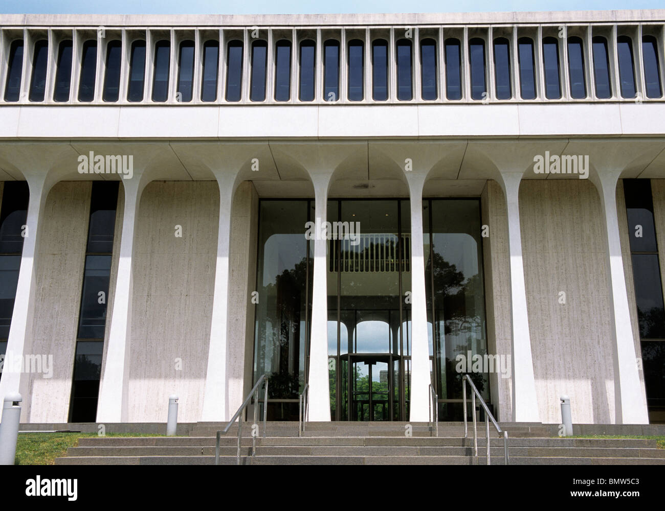 L'Université de Princeton Robertson Hall New Jersey Woodrow Wilson School of Public Affairs de l'architecte Minoru Yamasaki Banque D'Images