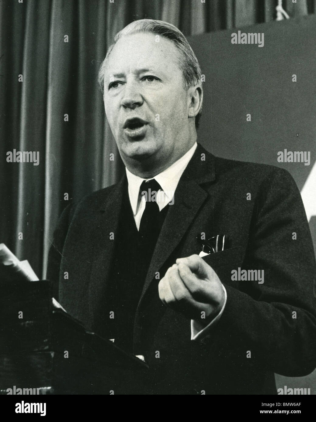 EDWARD HEATH - homme politique conservateur britannique en 1966 Banque D'Images