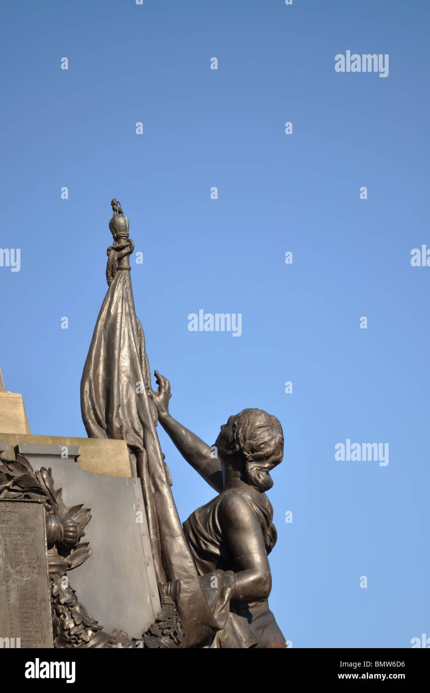 Statue en bronze Newcastle upon Tyne Haymarket Banque D'Images