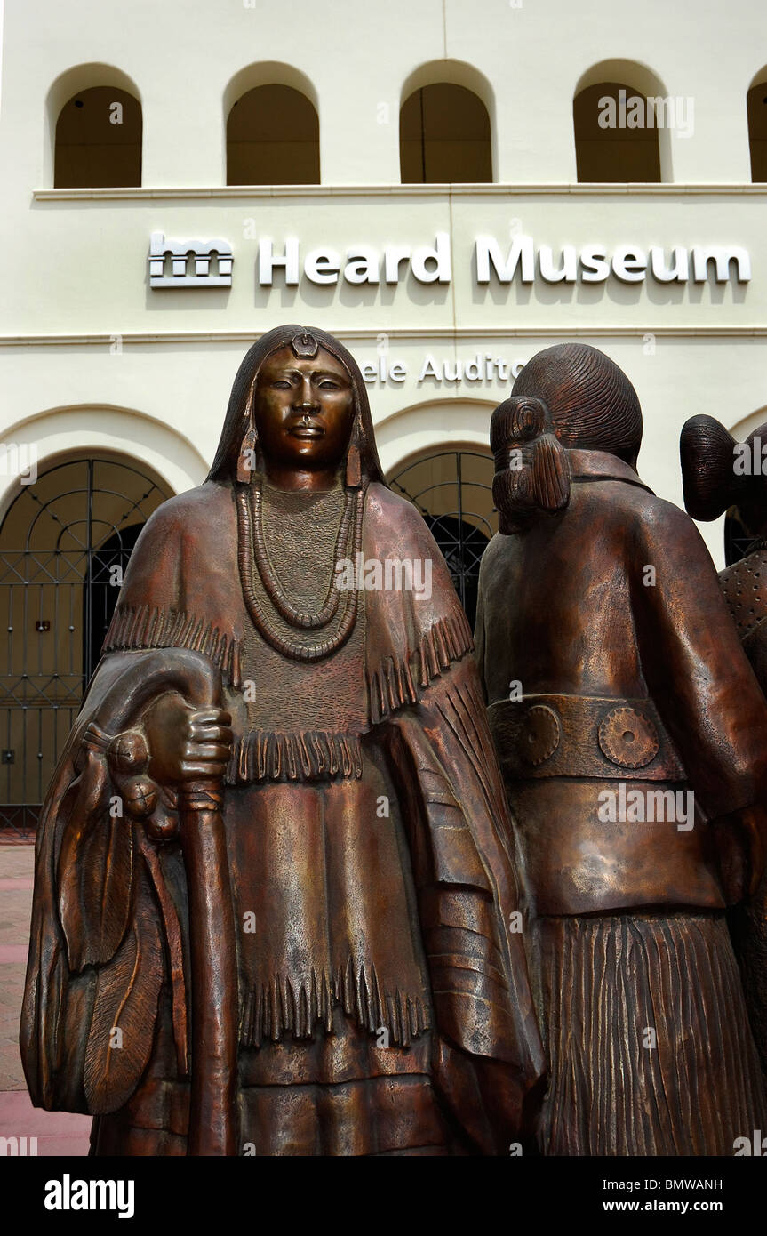 Le Heard Museum des cultures autochtones et de l'Art, Phoenix, AZ Banque D'Images