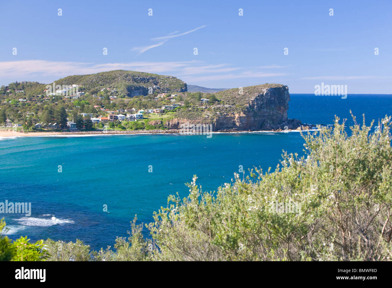 Vue de la plage d'avalon et pointe sur les plages du nord sudney Banque D'Images