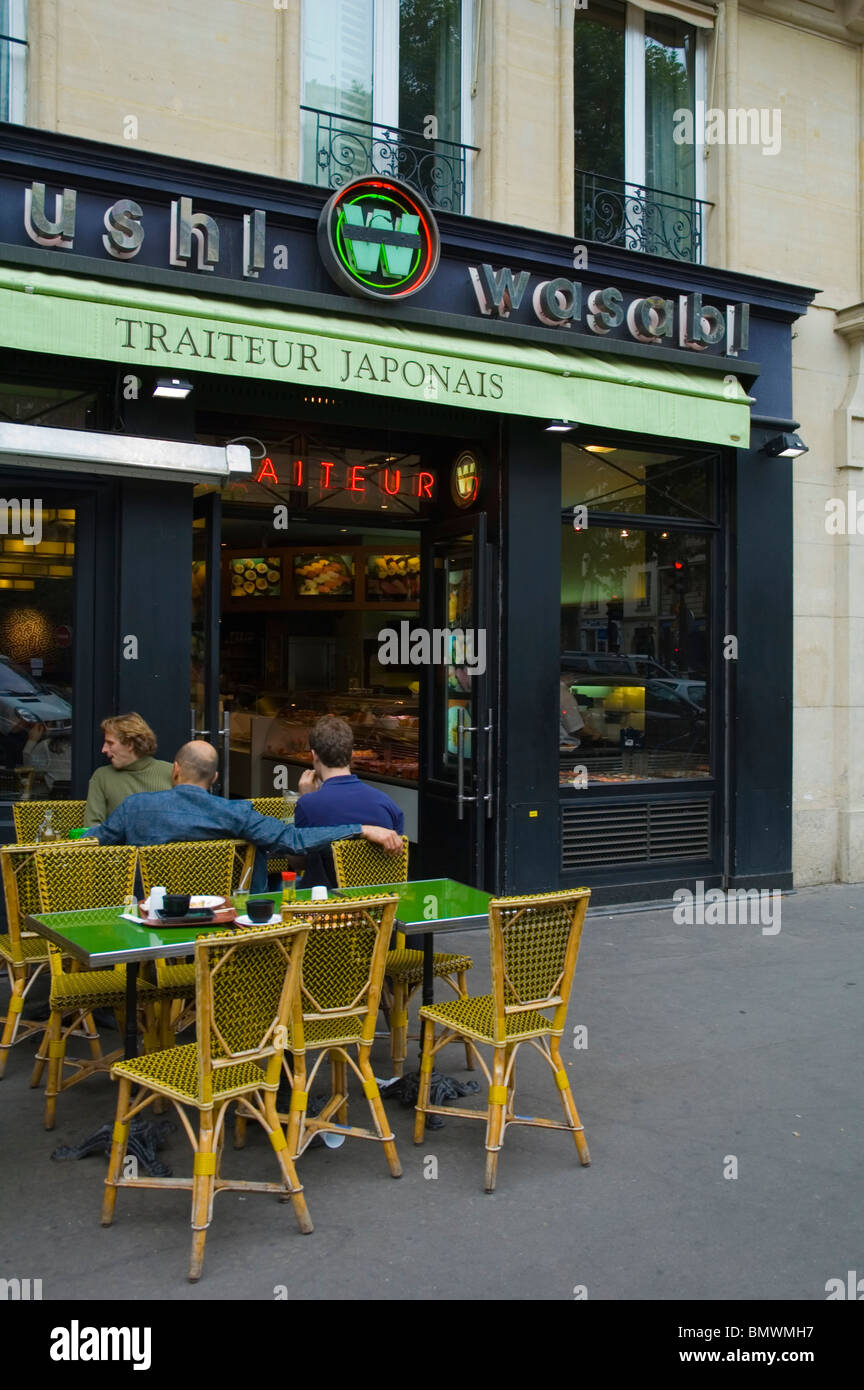 Wasabi Sushi restaurant Japonais St-Germain des Prés Paris France Europe  centrale Photo Stock - Alamy