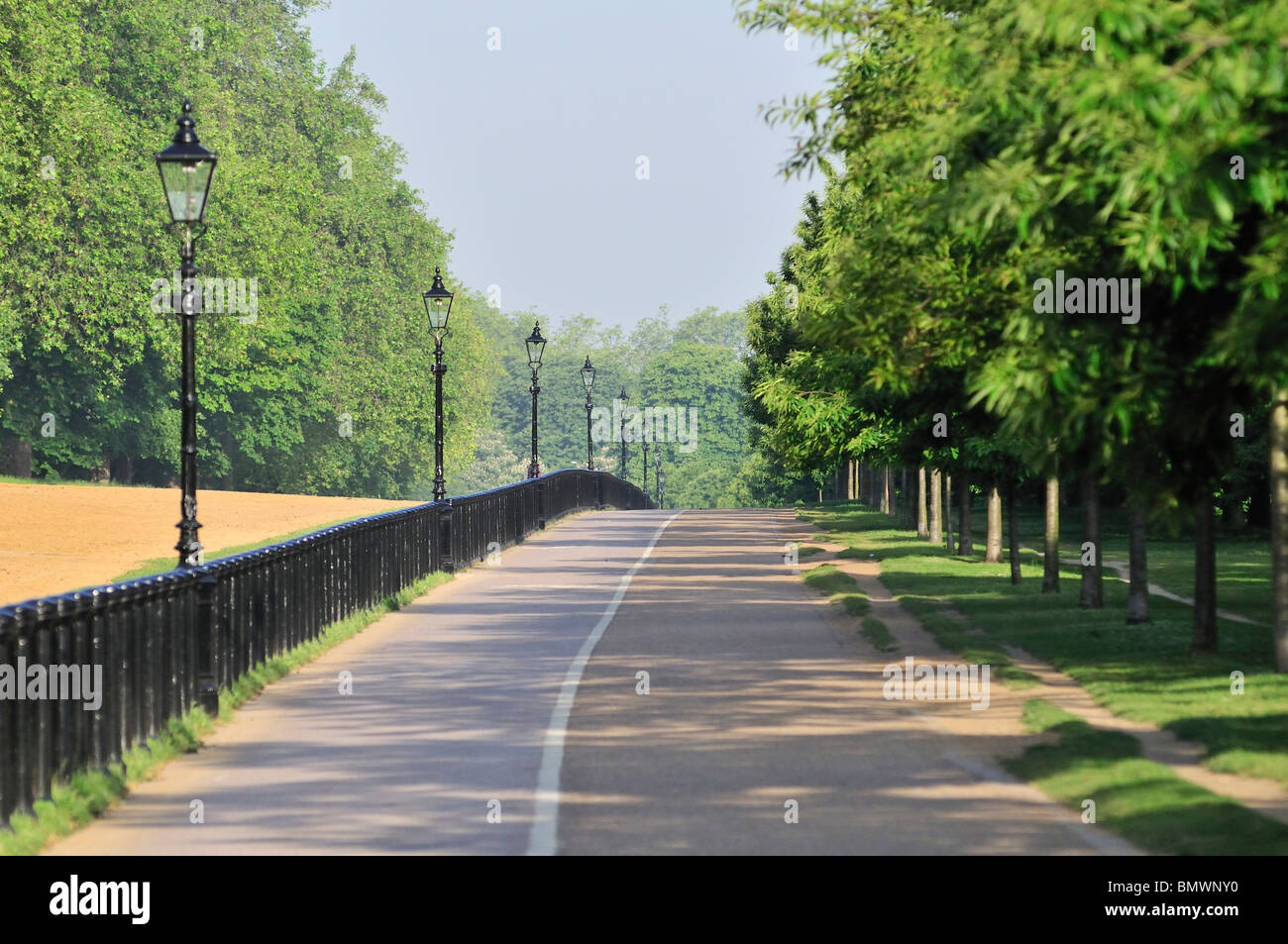 Rotten Row, Hyde Park, Londres, Royaume-Uni Banque D'Images