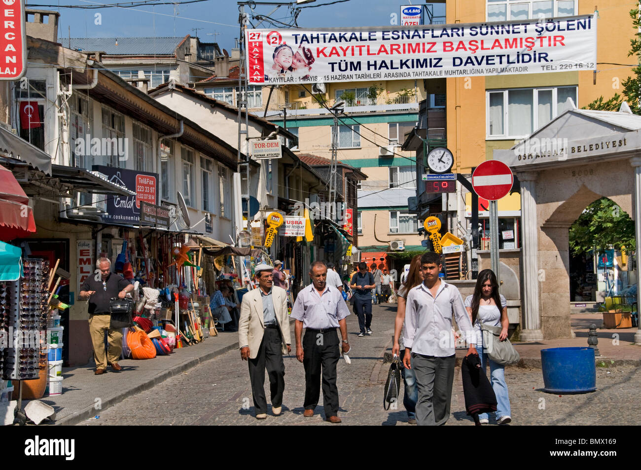 Vieille ville La Citadelle d'Ankara Turquie ville marché Turc Banque D'Images