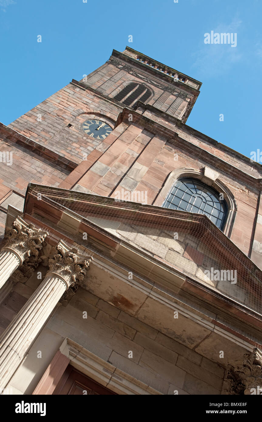 St Ann's Church,St Ann's Square,Manchester.Grade I,1712 consacrée. Banque D'Images