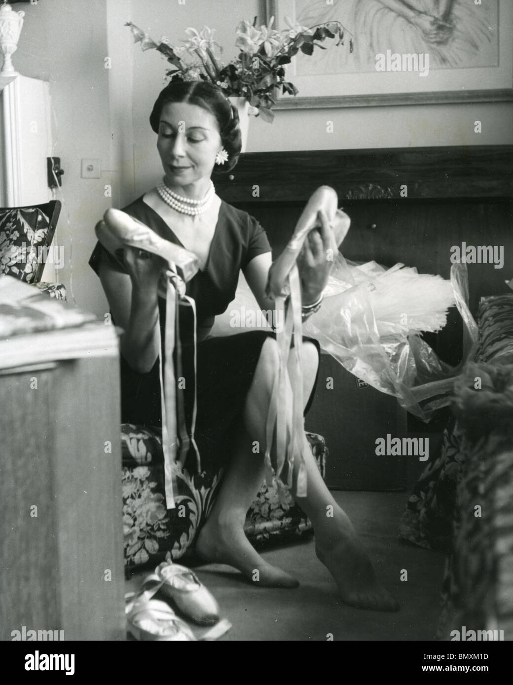 ALICIA MARKOVA (1910-2004) English ballerine et chorégraphe Banque D'Images