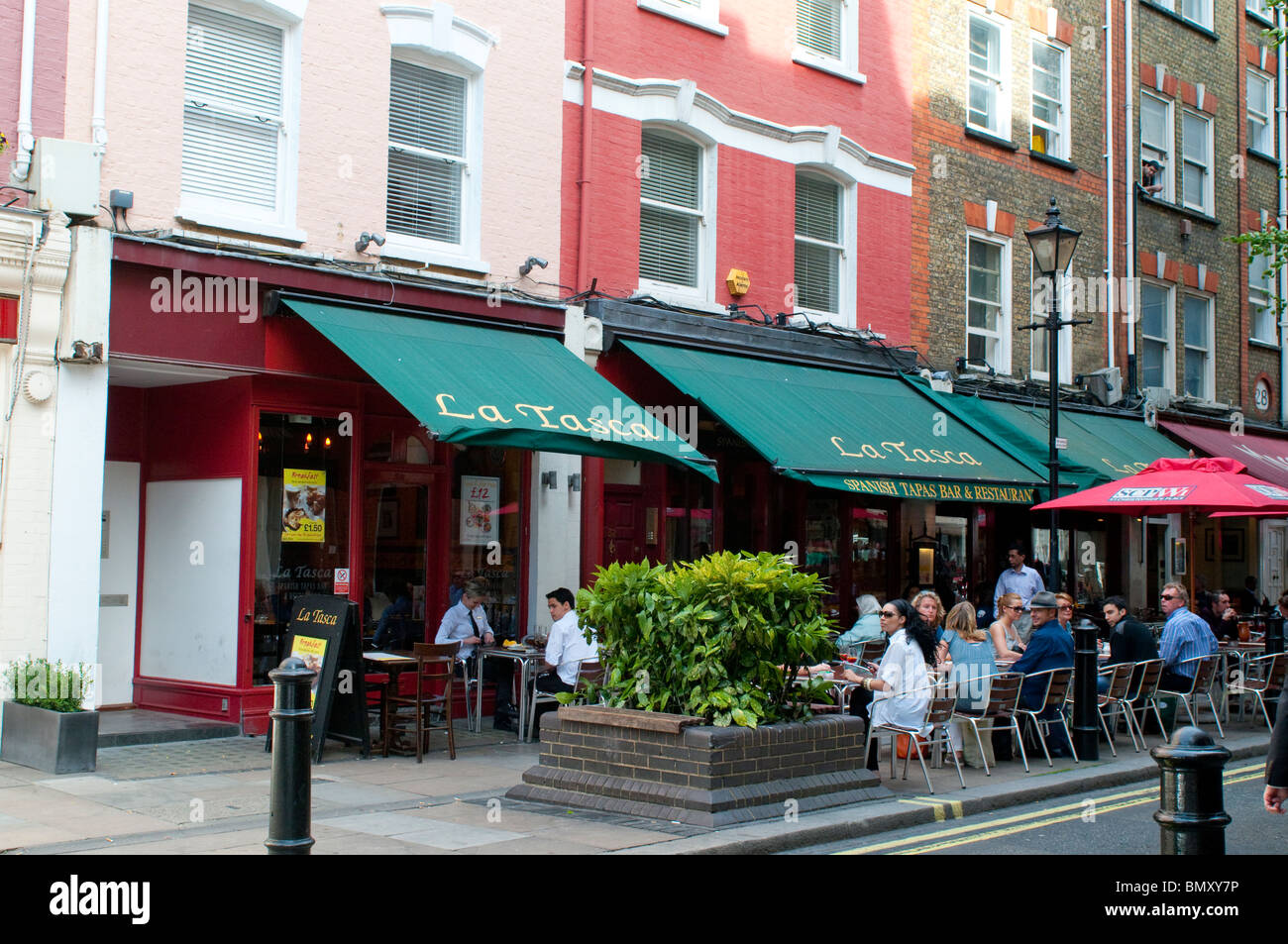 La Tasca restaurant espagnol sur James Street, Londres W1, UK Banque D'Images