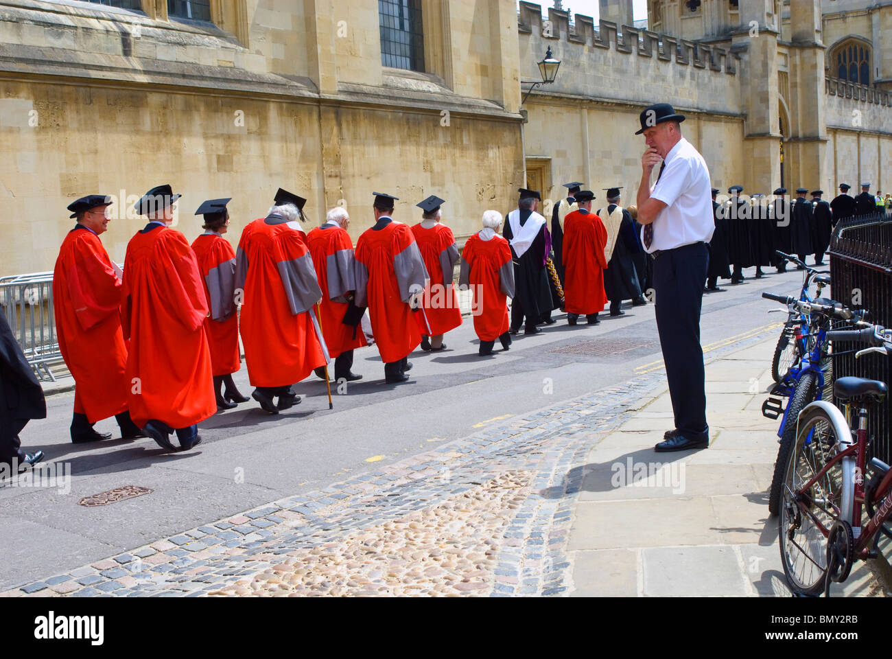 Université d'Oxford Encaenia Procession 2010 Banque D'Images
