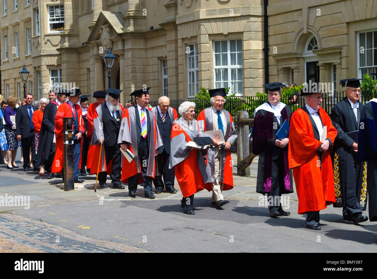 Université d'Oxford Encaenia Procession 2010 Banque D'Images