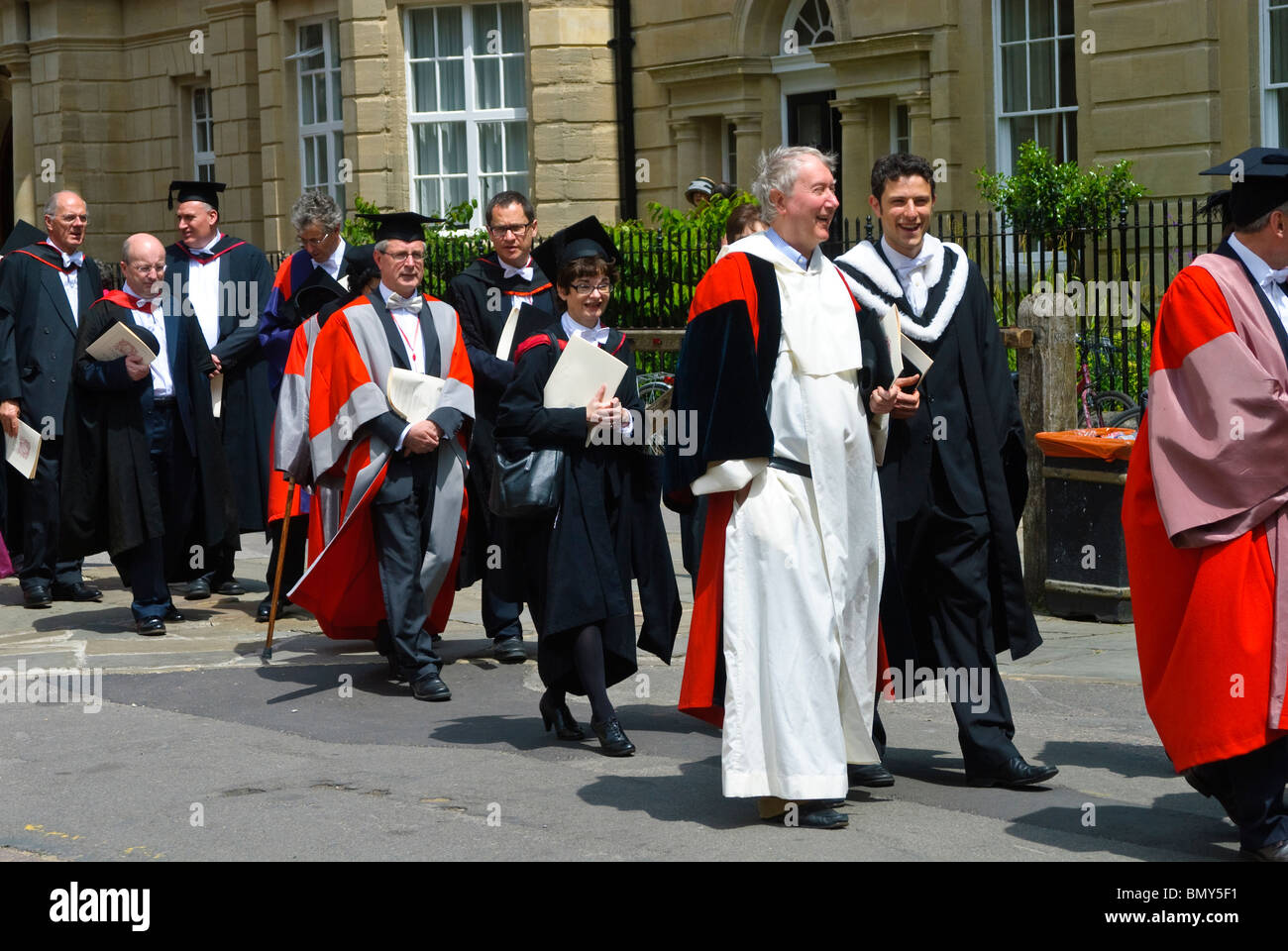 Université d'Oxford Encaenia Procession 2010 Banque D'Images