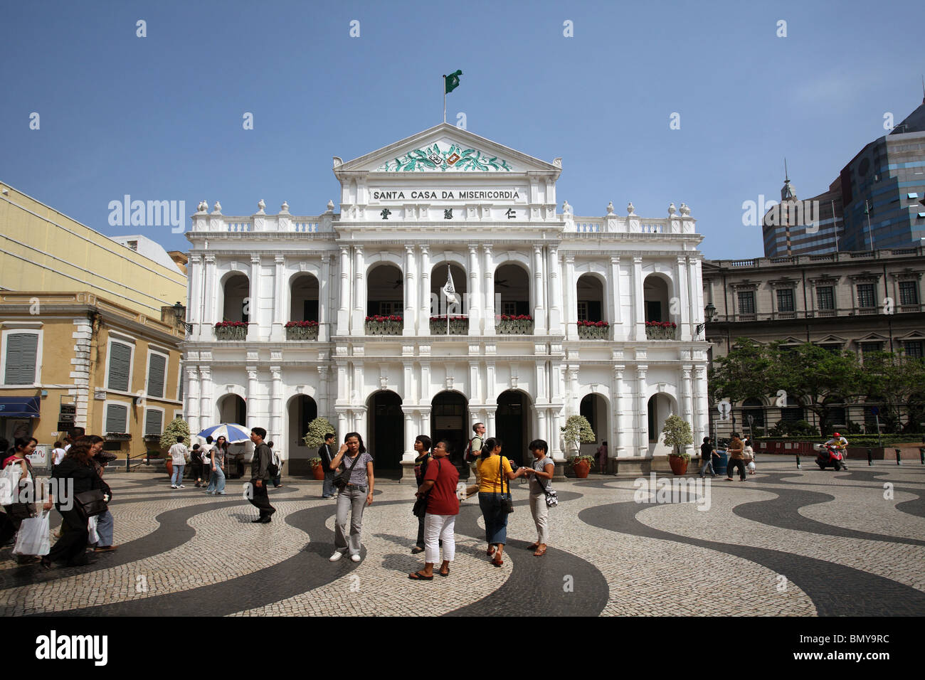 La Santa Casa da Misericordia sur le Largo do Senado, Macao, Chine Banque D'Images