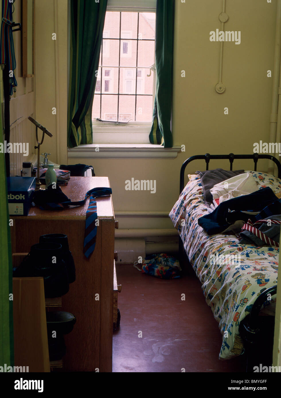 Radley College boy's room, 1980. Banque D'Images