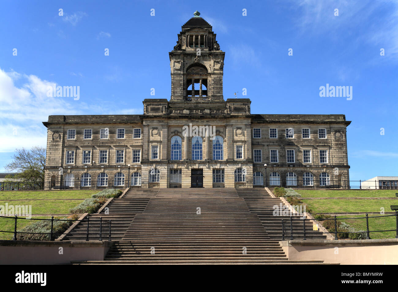 Wallasey Town Hall, Wirral Merseyside. Au bord de la rivière Mersey, Liverpool, Angleterre, Royaume-Uni Banque D'Images