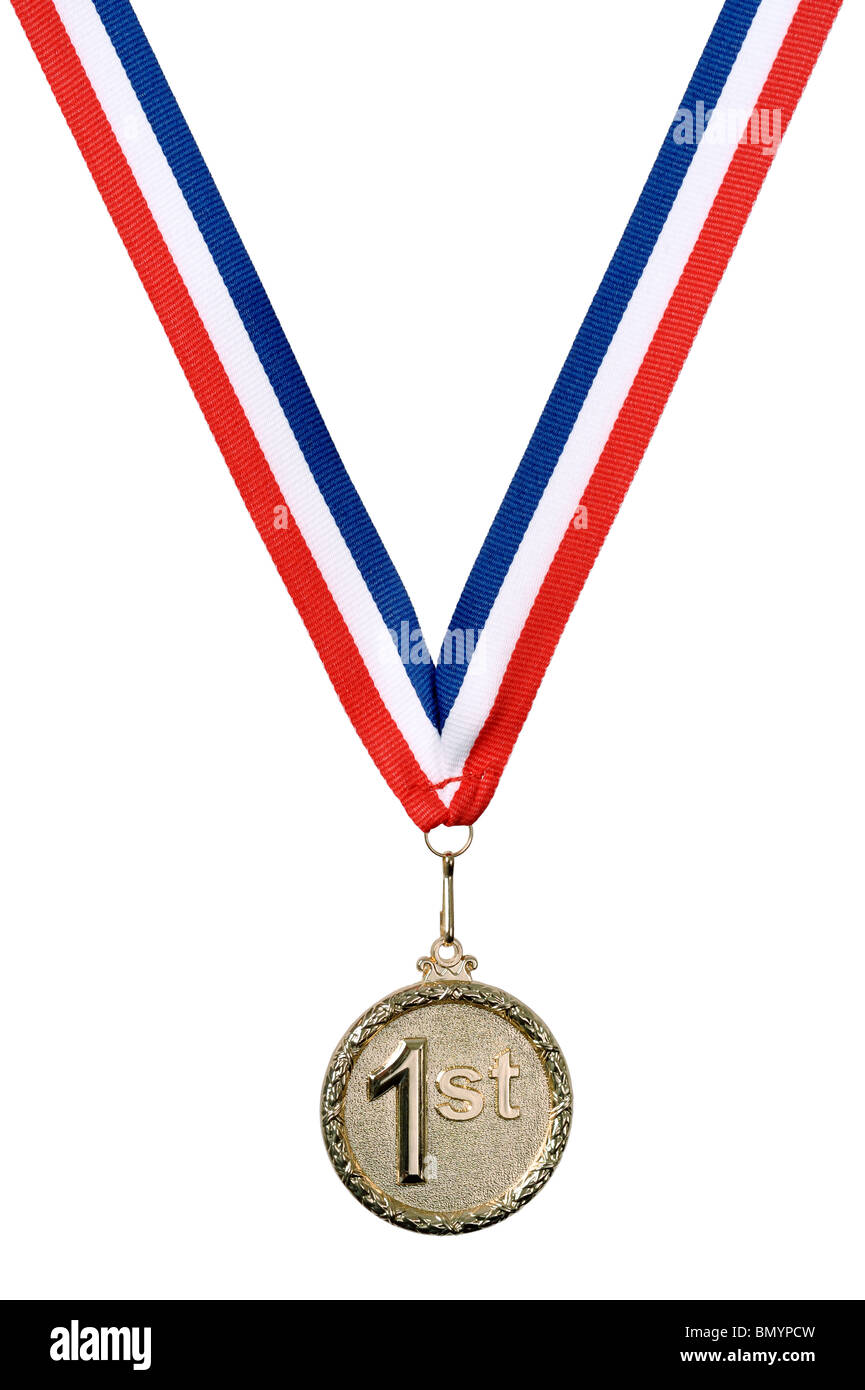 1ère médaille d’or Banque D'Images