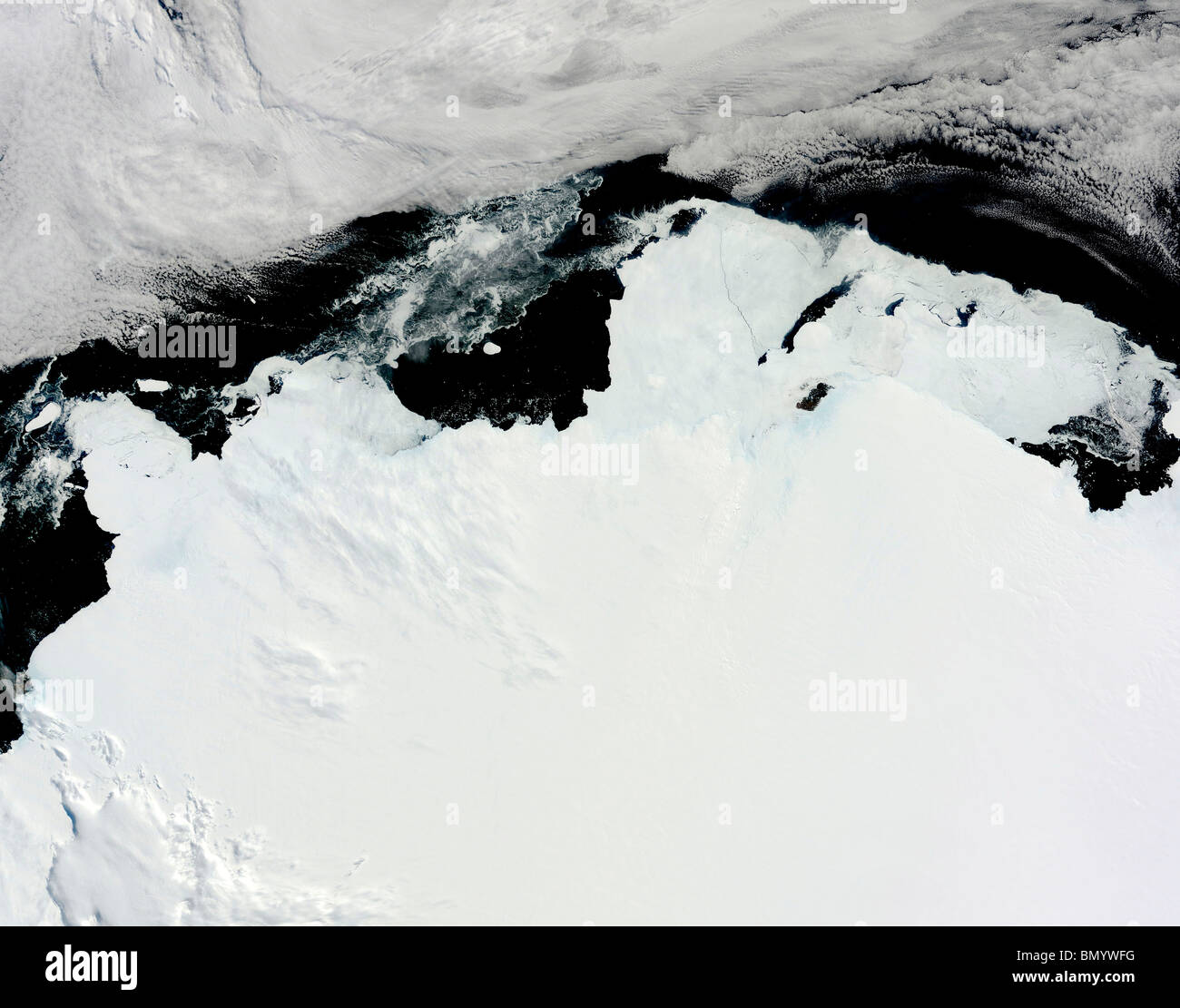 La Reine Mary Côte de l'Antarctique. Banque D'Images