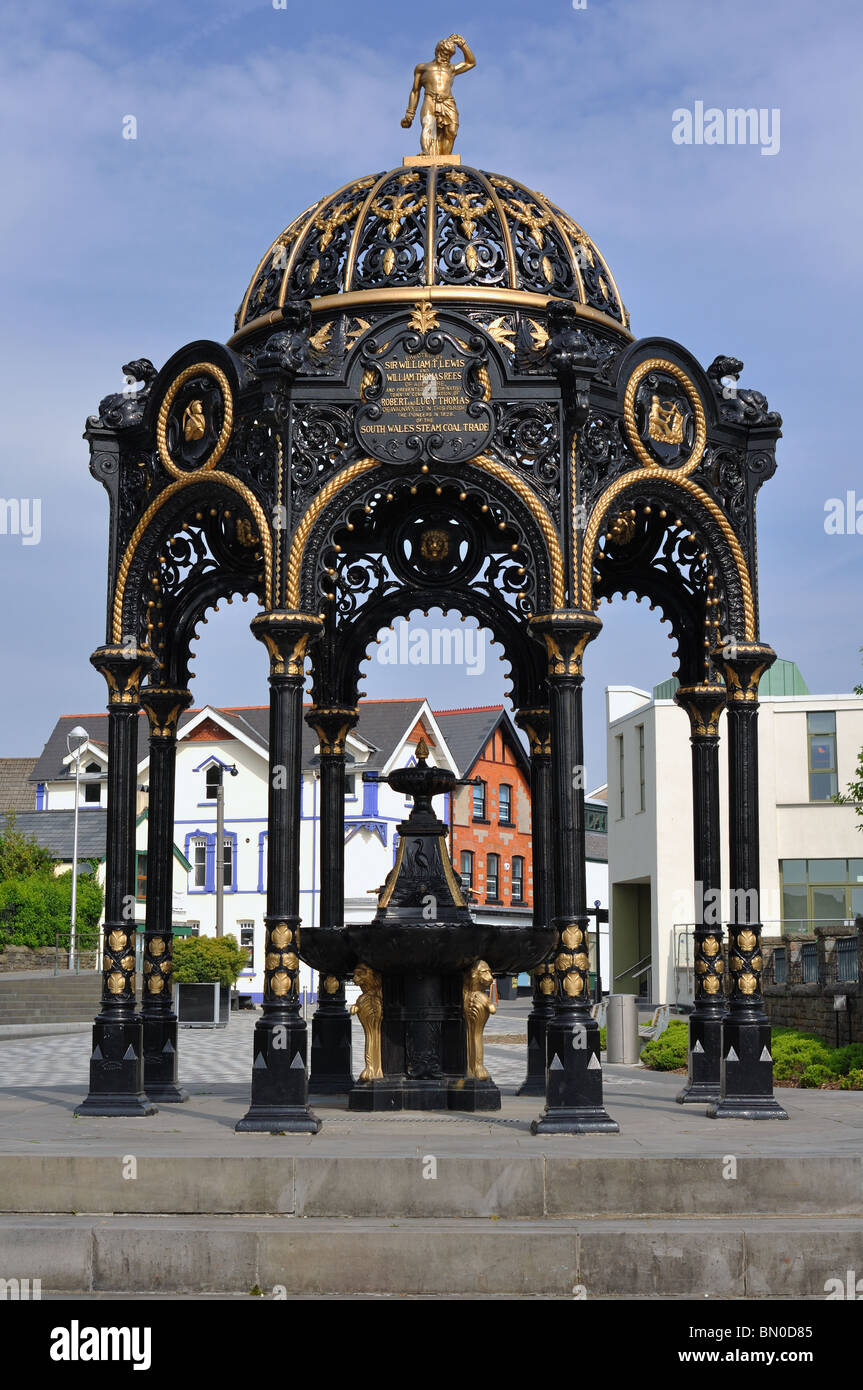 La fontaine Merthyr Tydfil Galles du Sud Banque D'Images
