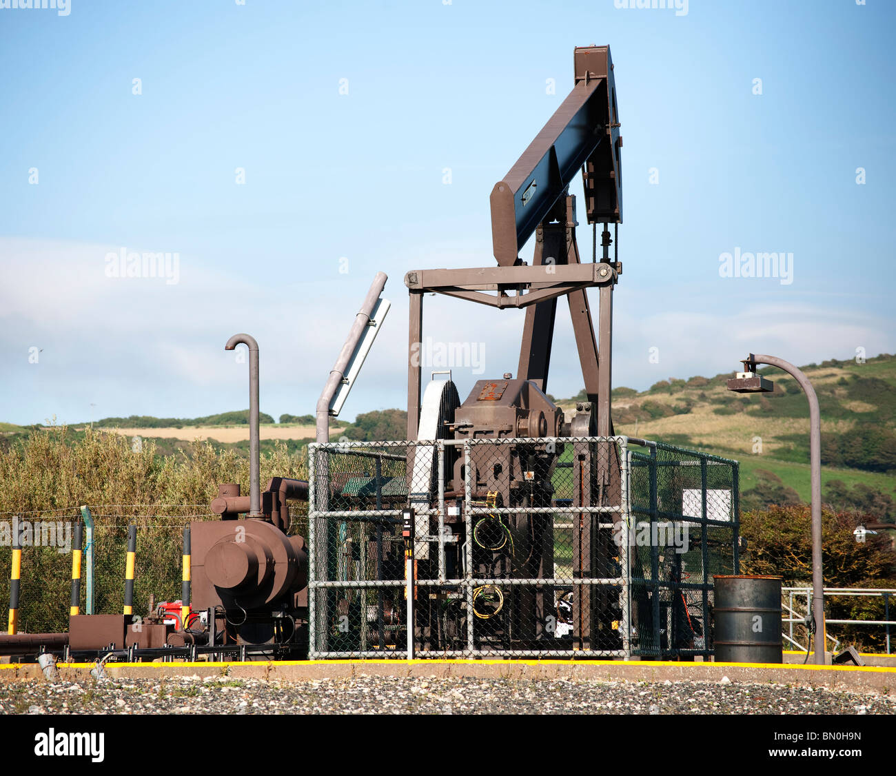 Kimmeridge puits de pétrole dorset Banque D'Images
