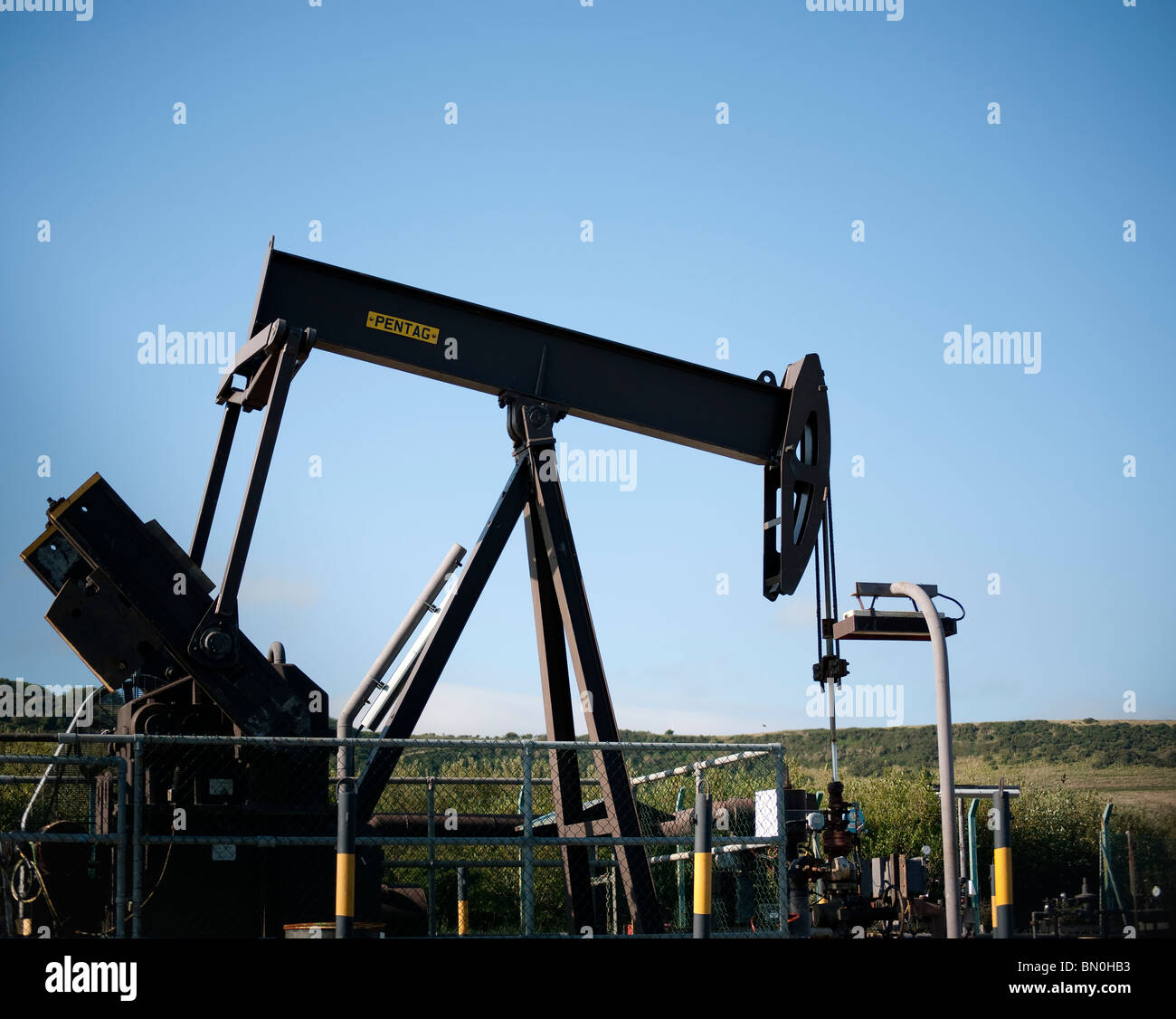 Kimmeridge puits de pétrole dorset Banque D'Images